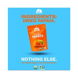 Organic Dried Papaya