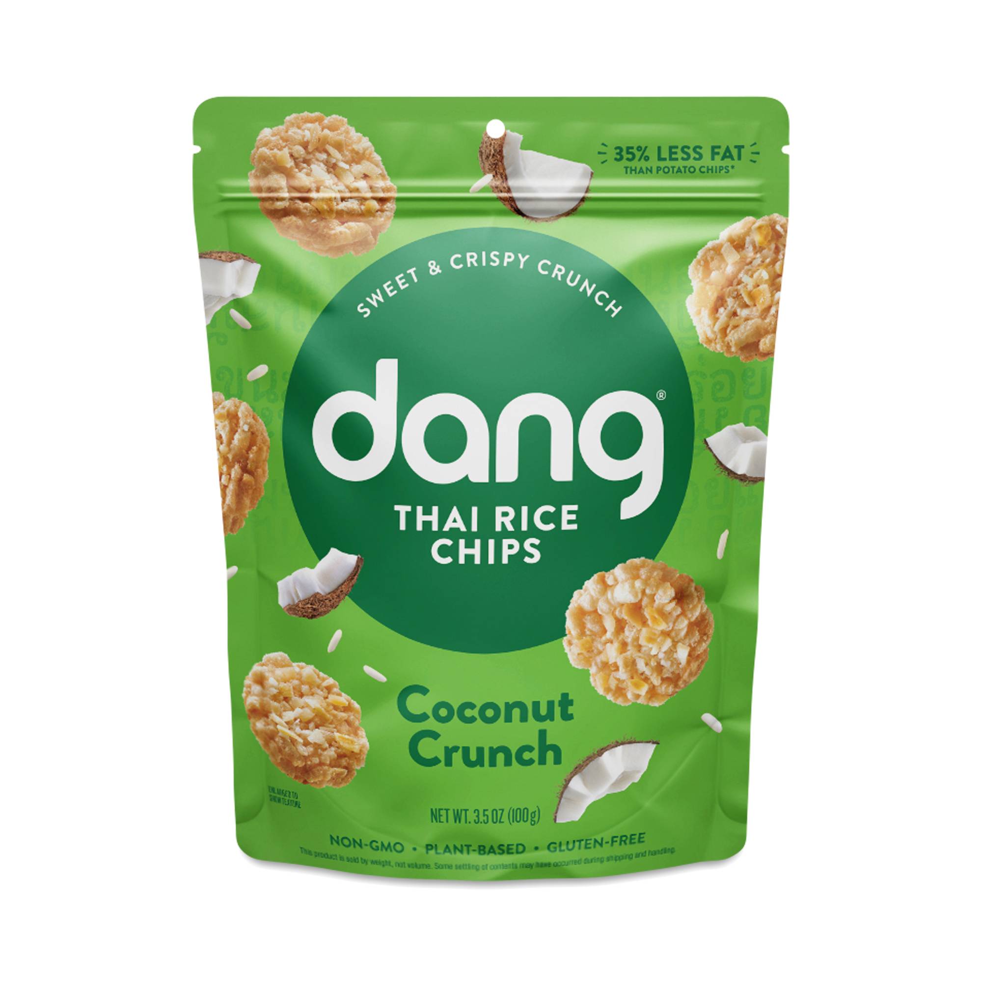 Sticky Rice Chips, Coconut Crunch