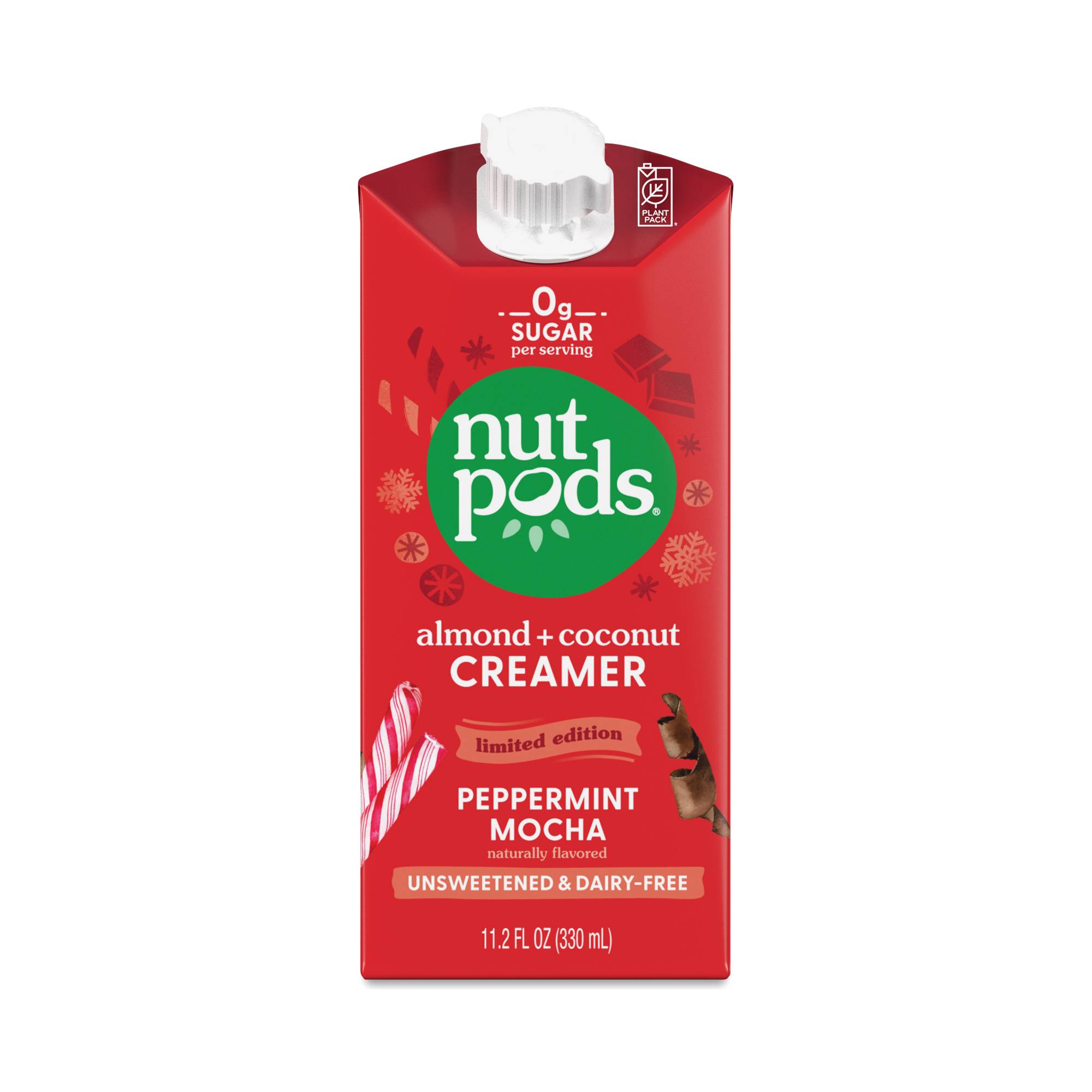Unsweetened Almond & Coconut Creamer, Peppermint Mocha