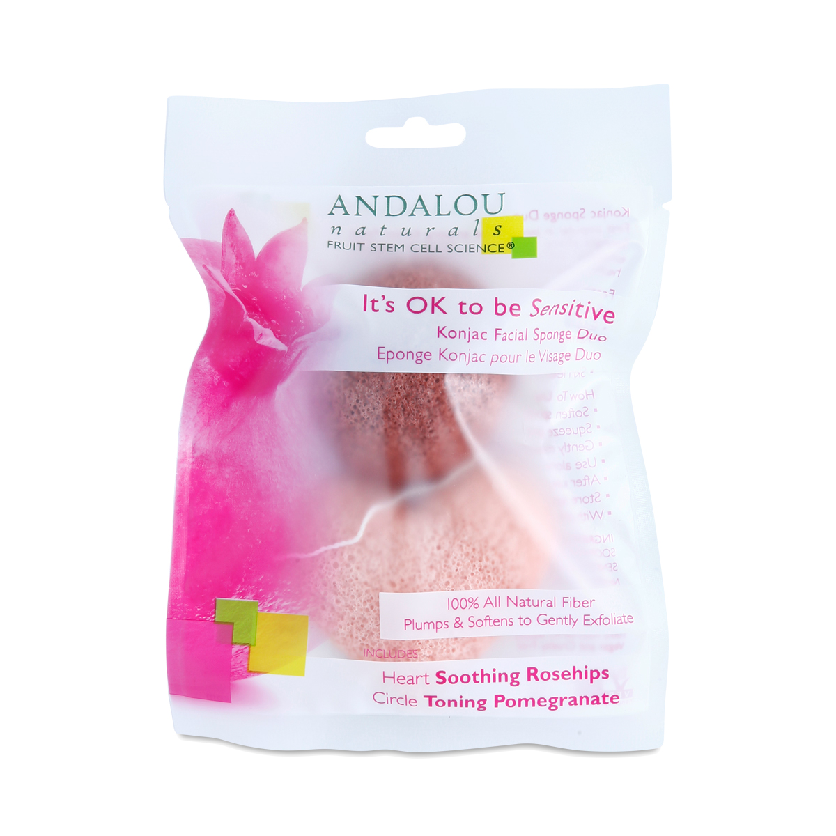 Sensitive Konjac Facial Sponge Duo