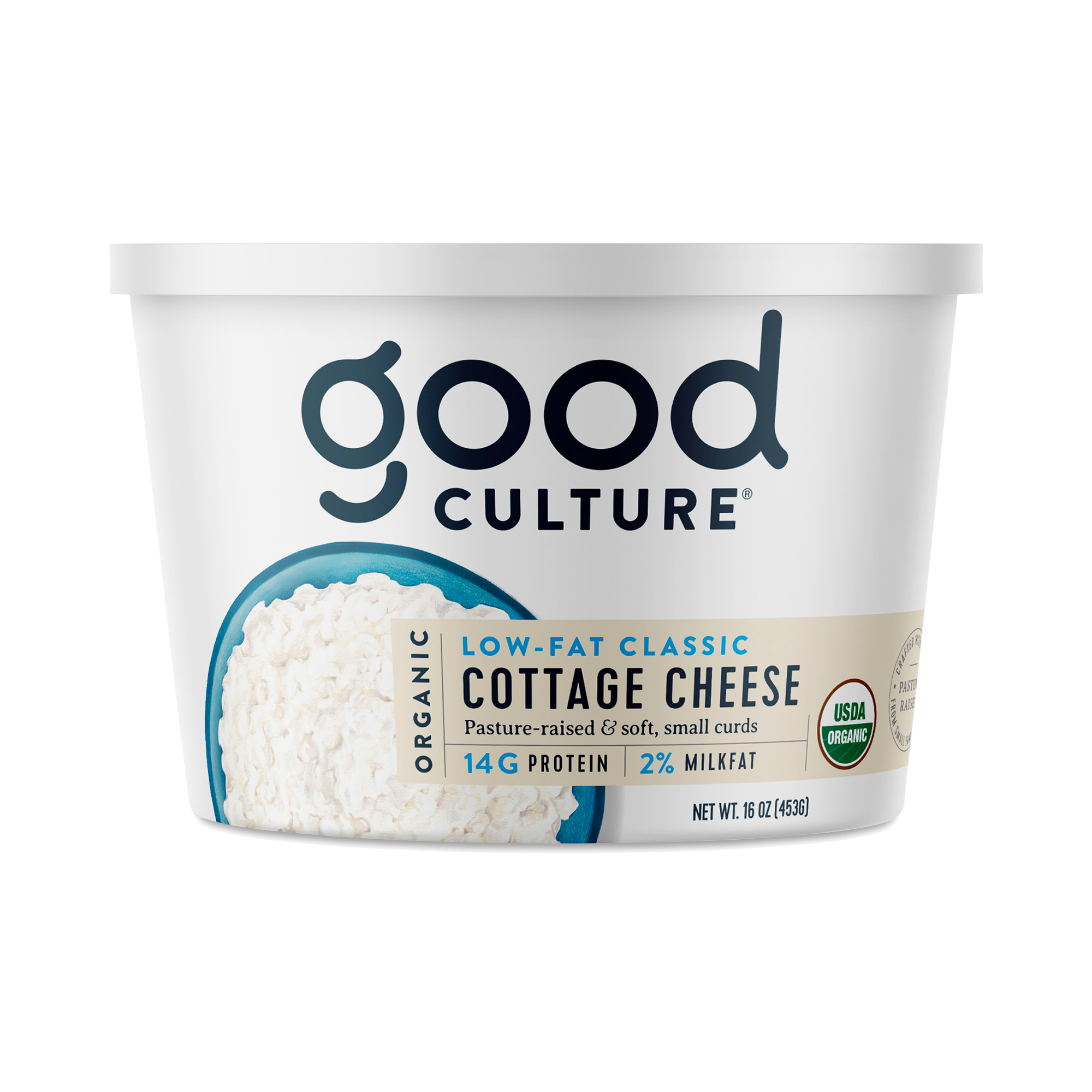 Good Culture Organic Cottage Cheese, Low-Fat Classic | Thrive Market