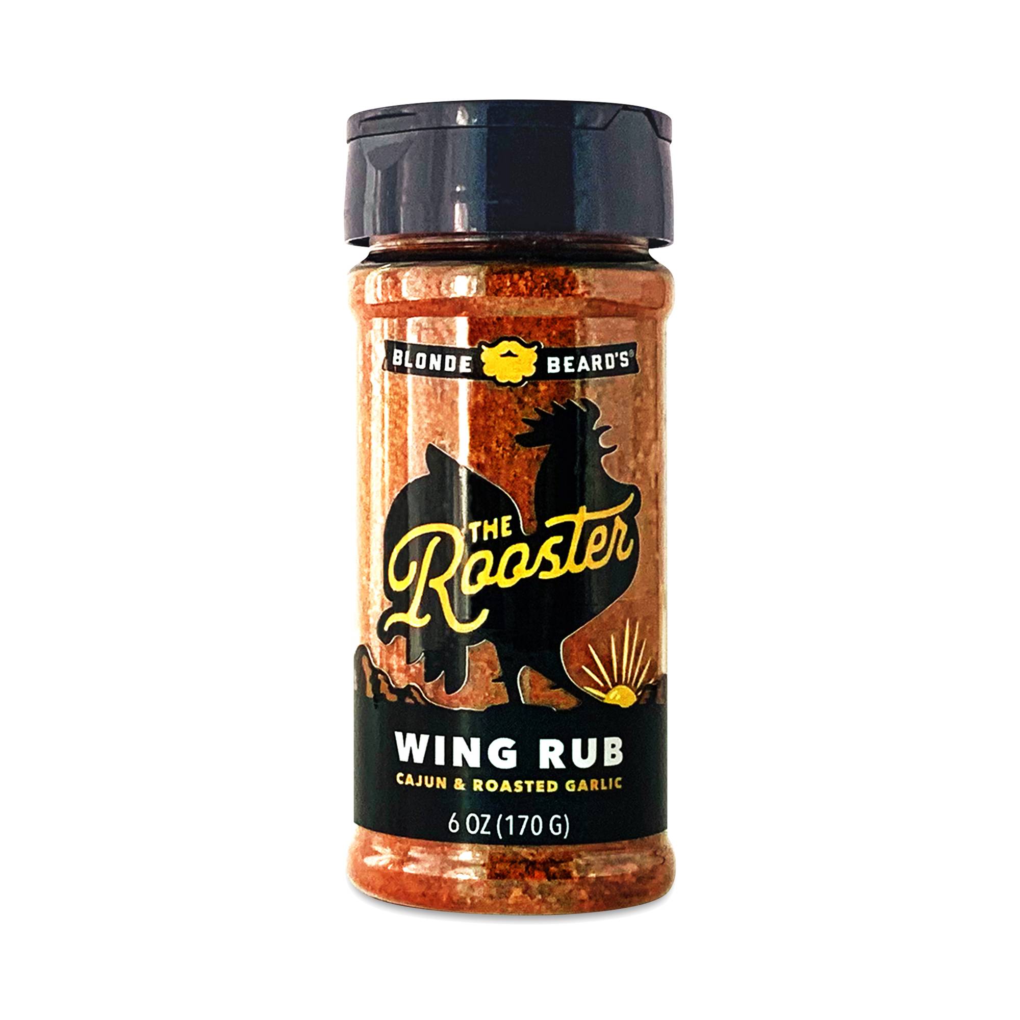 The Rooster Wing Rub, Cajun & Roasted Garlic
