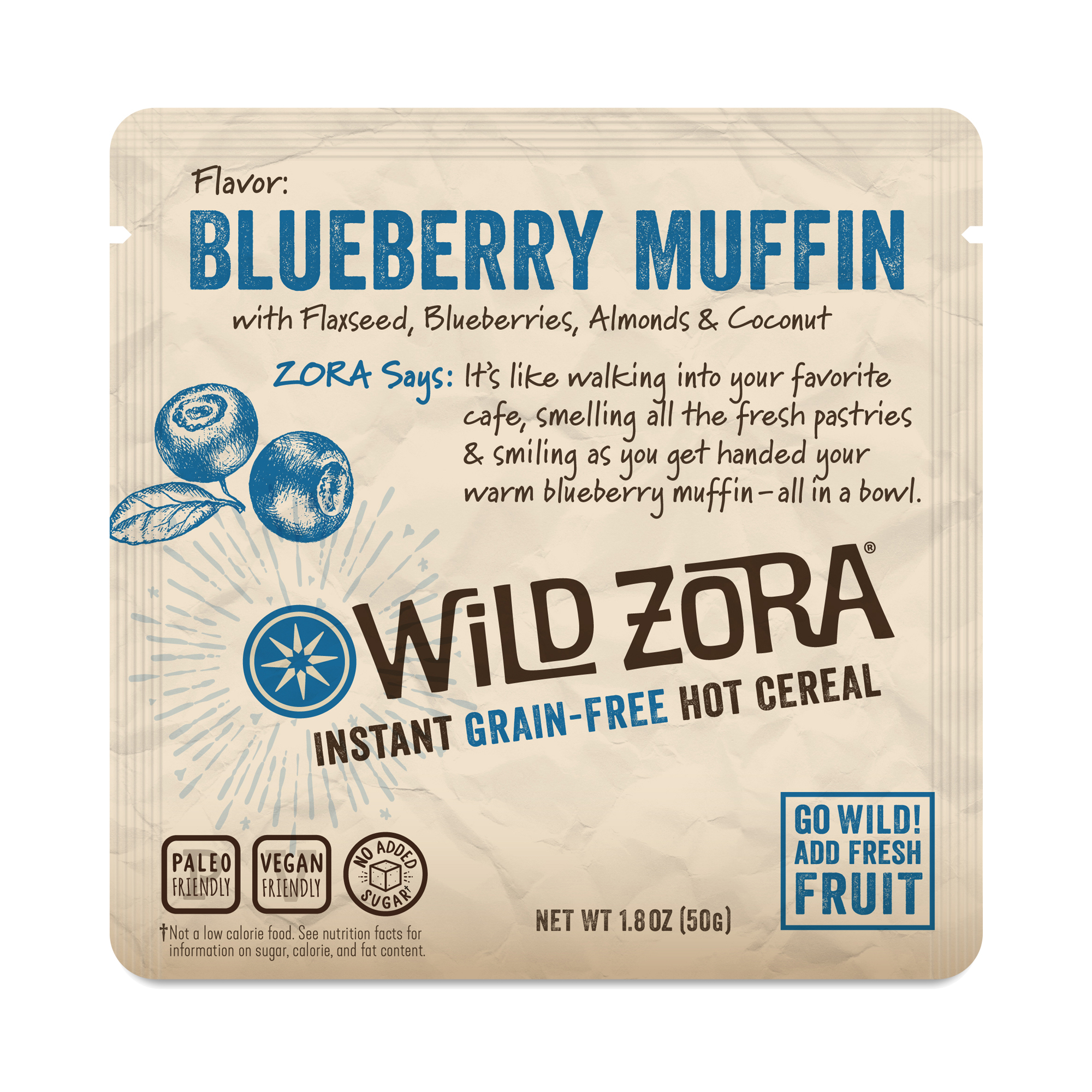 Wild Zora Instant Grain Free Hot Cereal, Variety Pack | Thrive Market