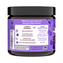 Kids Organic 3 in 1 Immune Support Gummies, Elderberry