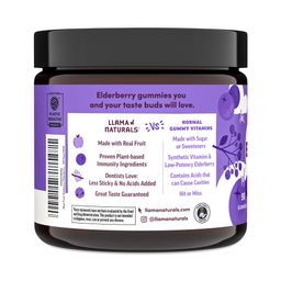 Adult Organic 3 in 1 Immune Support Gummies, Elderberry