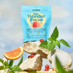 Wonder Focus Mushroom Gummies, Juicy Citrus