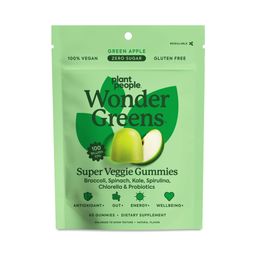 Wonder Greens Super Veggie Gummies, Green Apple