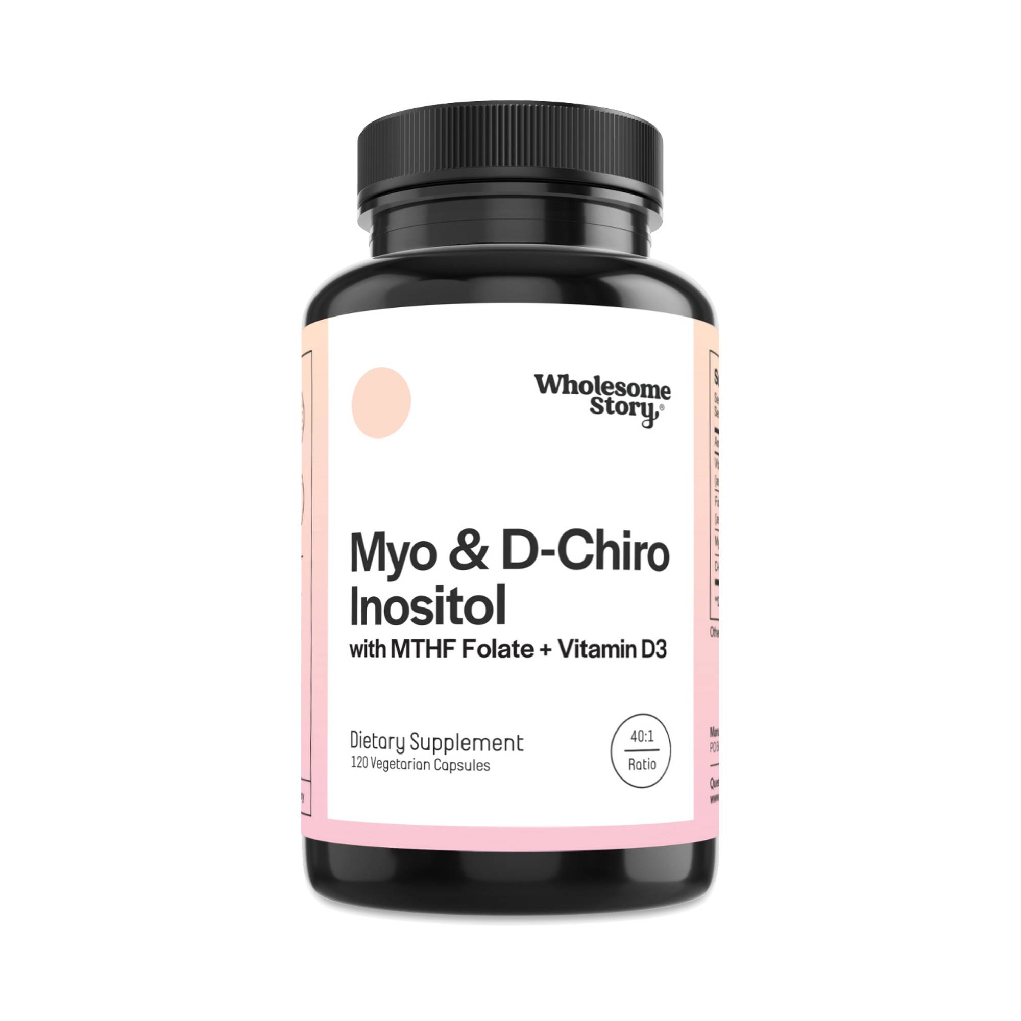 Myo-Inositol & D-Chiro Inositol + MTHF Folate + Vitamin D3