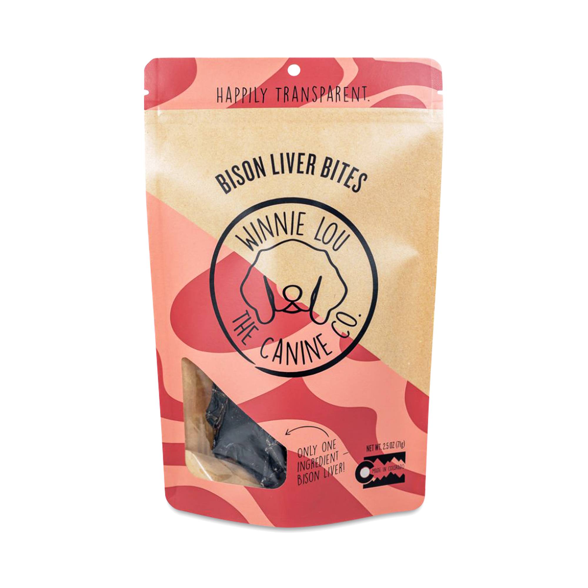 Bison Liver Bites Dog Treats