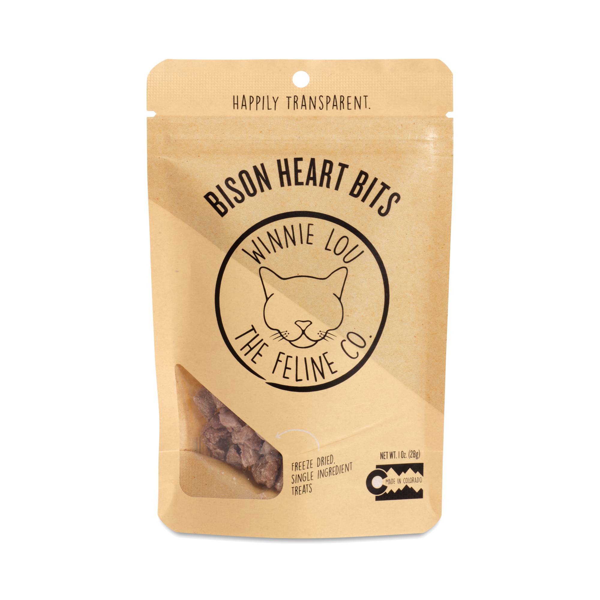 Bison Heart Bits Cat Treats