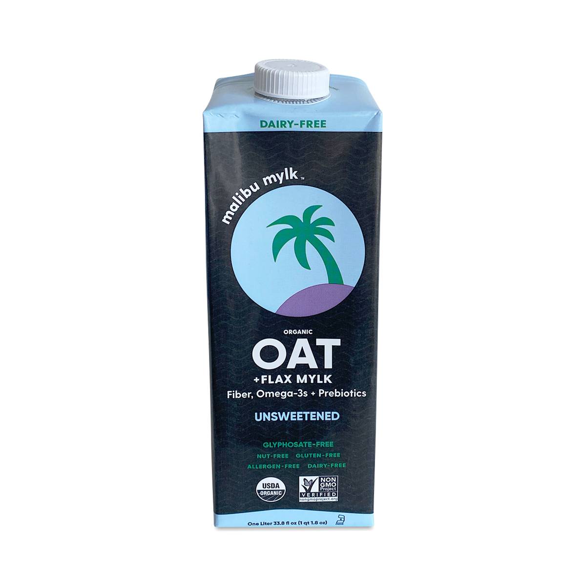 Malibu Mylk Organic Oat & Flax Mylk, Unsweetened Thrive Market