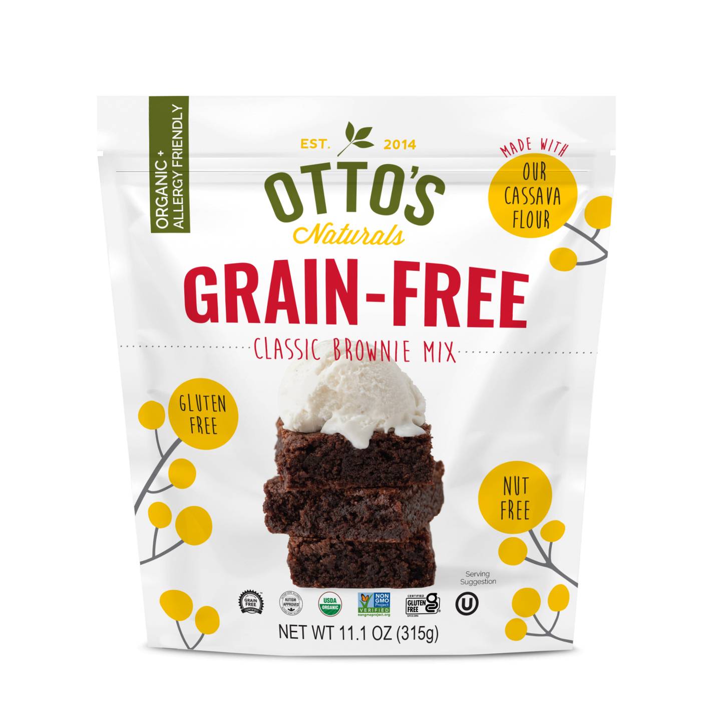 Grain-Free Cassava Classic Brownie Mix