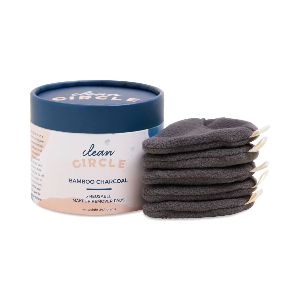 Reusable Bamboo Charcoal Makeup Remover Pads