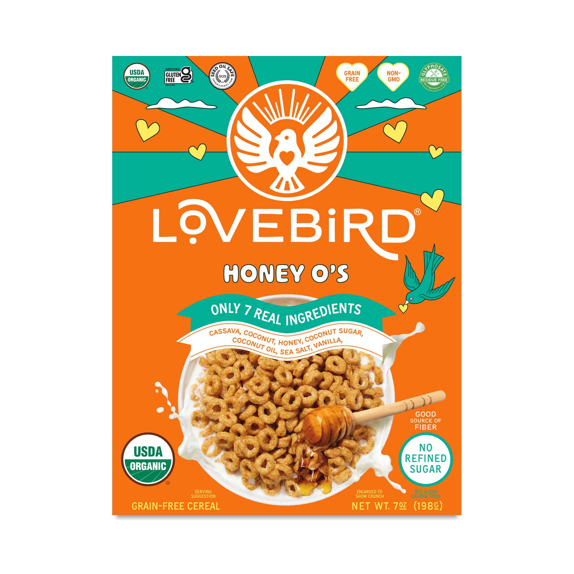 Organic Grain-Free Cereal, Honey O's