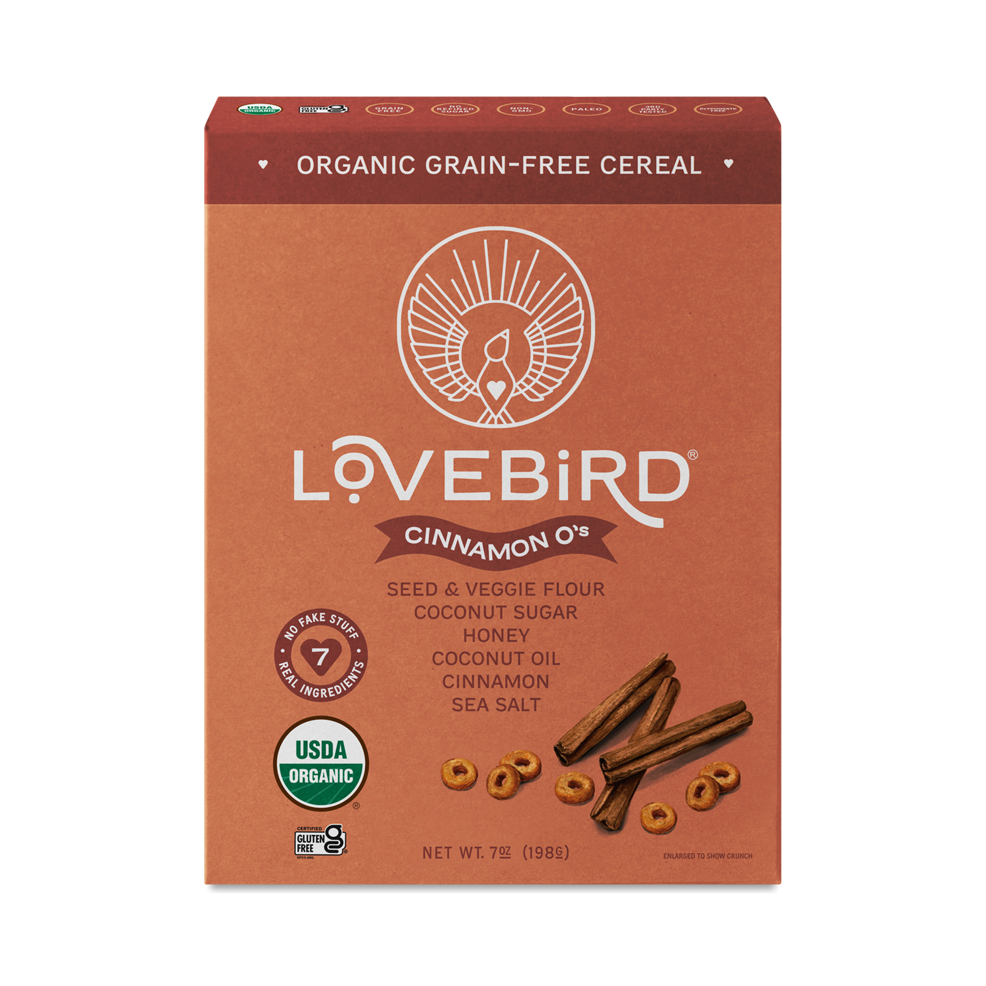 Lovebird Grain-Free Cereal, Cinnamon | Thrive Market