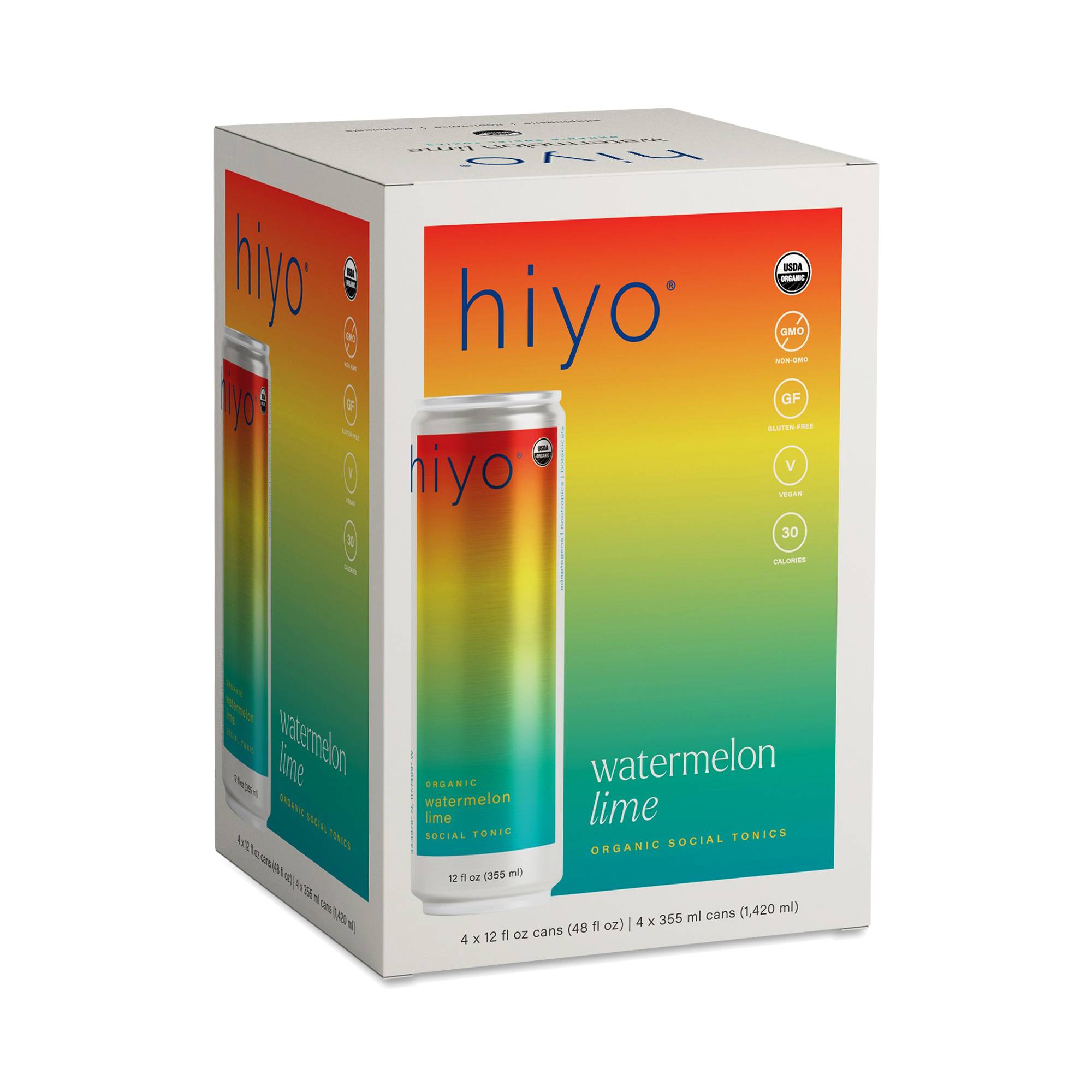 Organic Social Tonic, Watermelon Lime