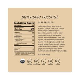 Organic Social Tonic, Pineapple Coconut