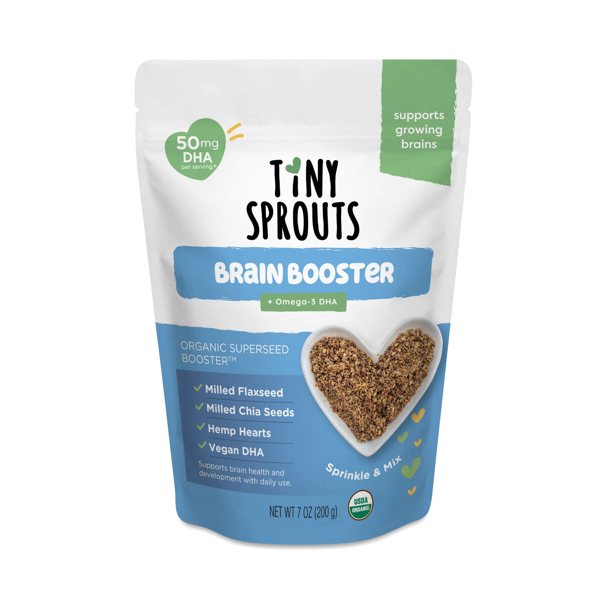 Organic Brain Booster + Omega-3 DHA
