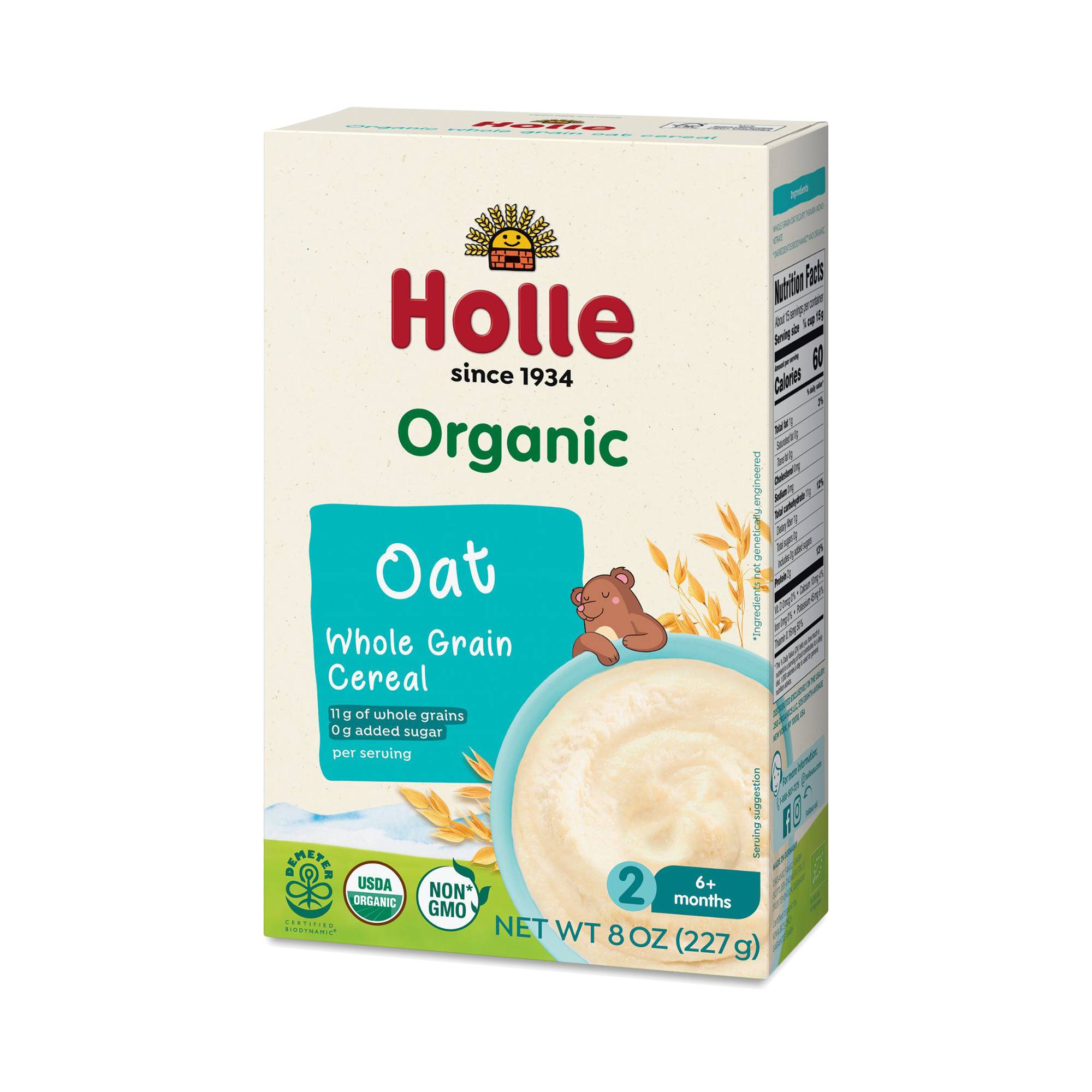 Organic Oat Whole Grain Cereal