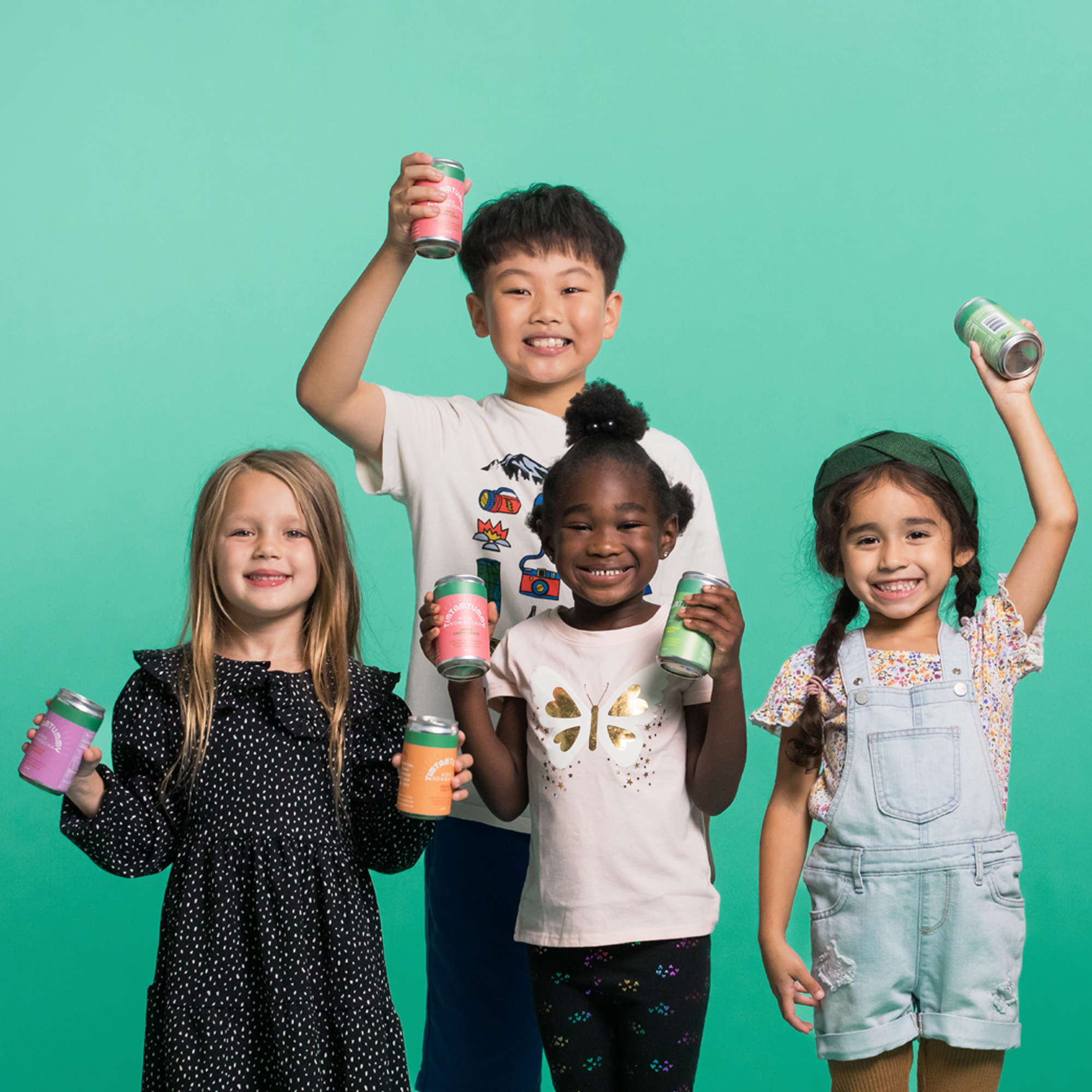 Tim Tam Tummy Organic Kombucha for Kids, Apple Happy Dance