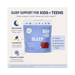 Kids & Teens Sleep Gummies, Passionfruit
