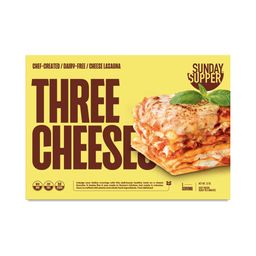 Three Cheeses Lasagna
