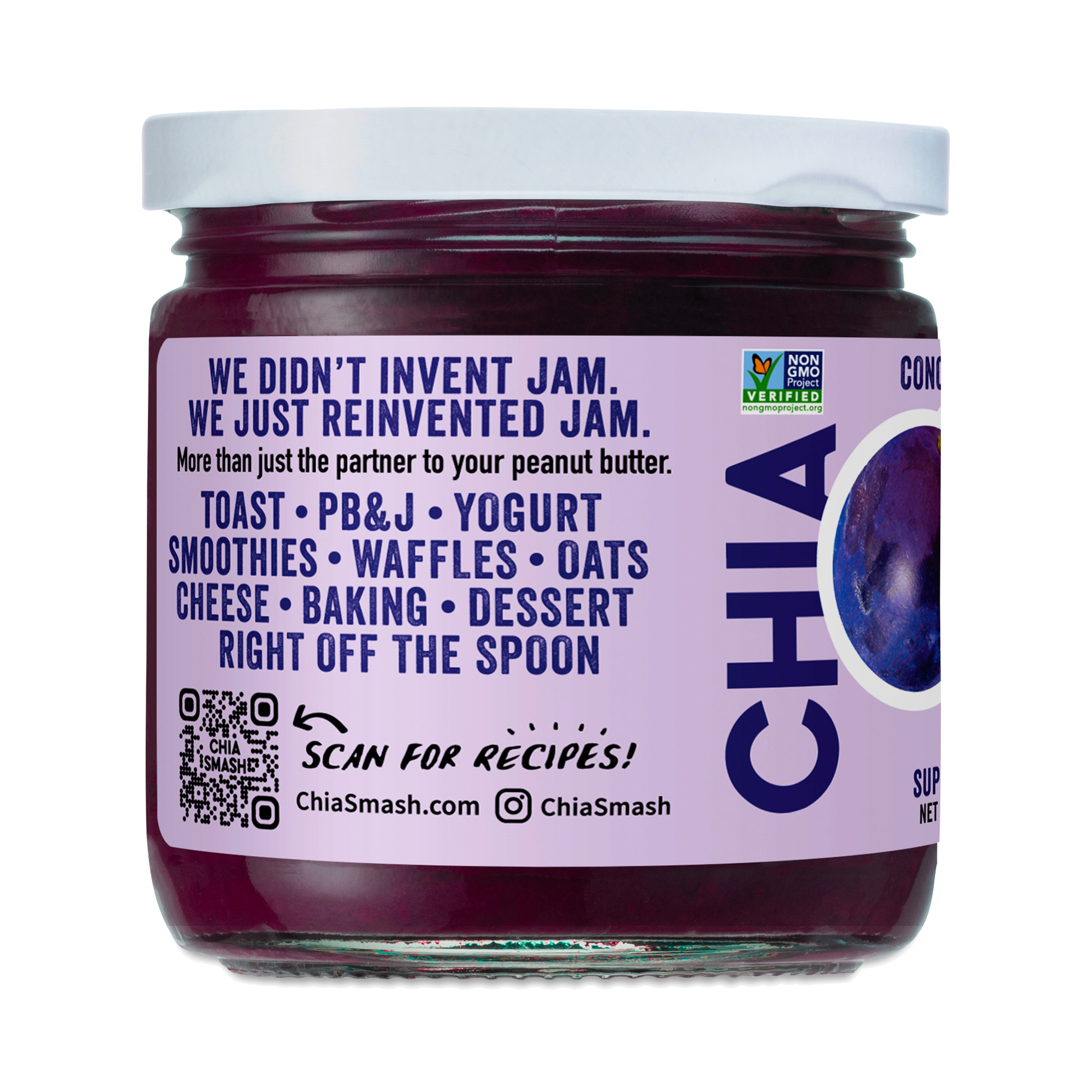 Smash Foods Chia Smash, Concord Grape | Thrive Market