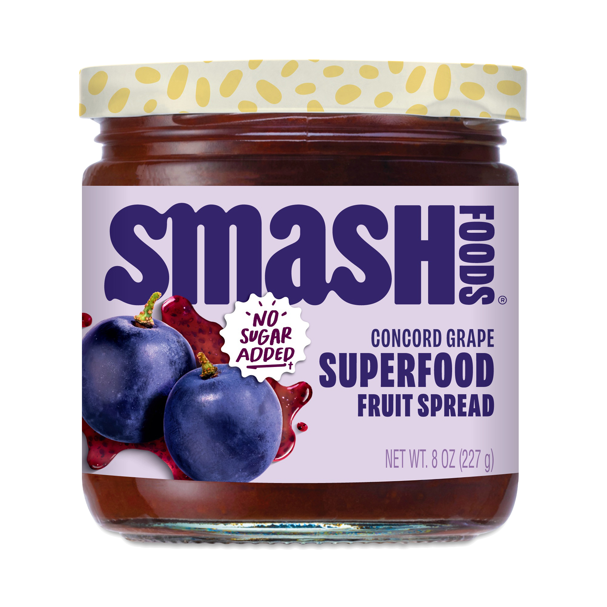 Smash Foods Superfood Fruit Spread, Concord Grape | Thrive