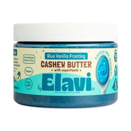 Superfood Cashew Butter, Blue Vanilla Frosting