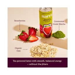 Oat Milk Latte, Strawberry Matcha