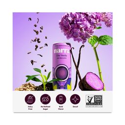 Oat Milk Latte, Ube Vanilla