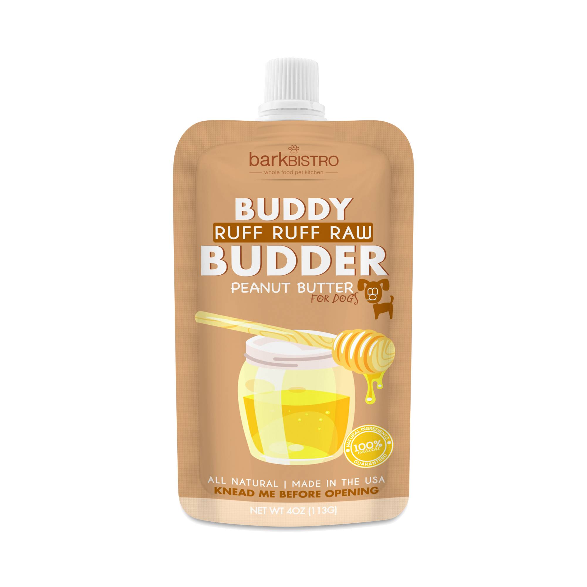 Buddy Budder Ruff Ruff Raw Peanut Butter for Dogs