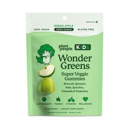 Wonder Greens Kids Super Veggie Gummies, Green Apple