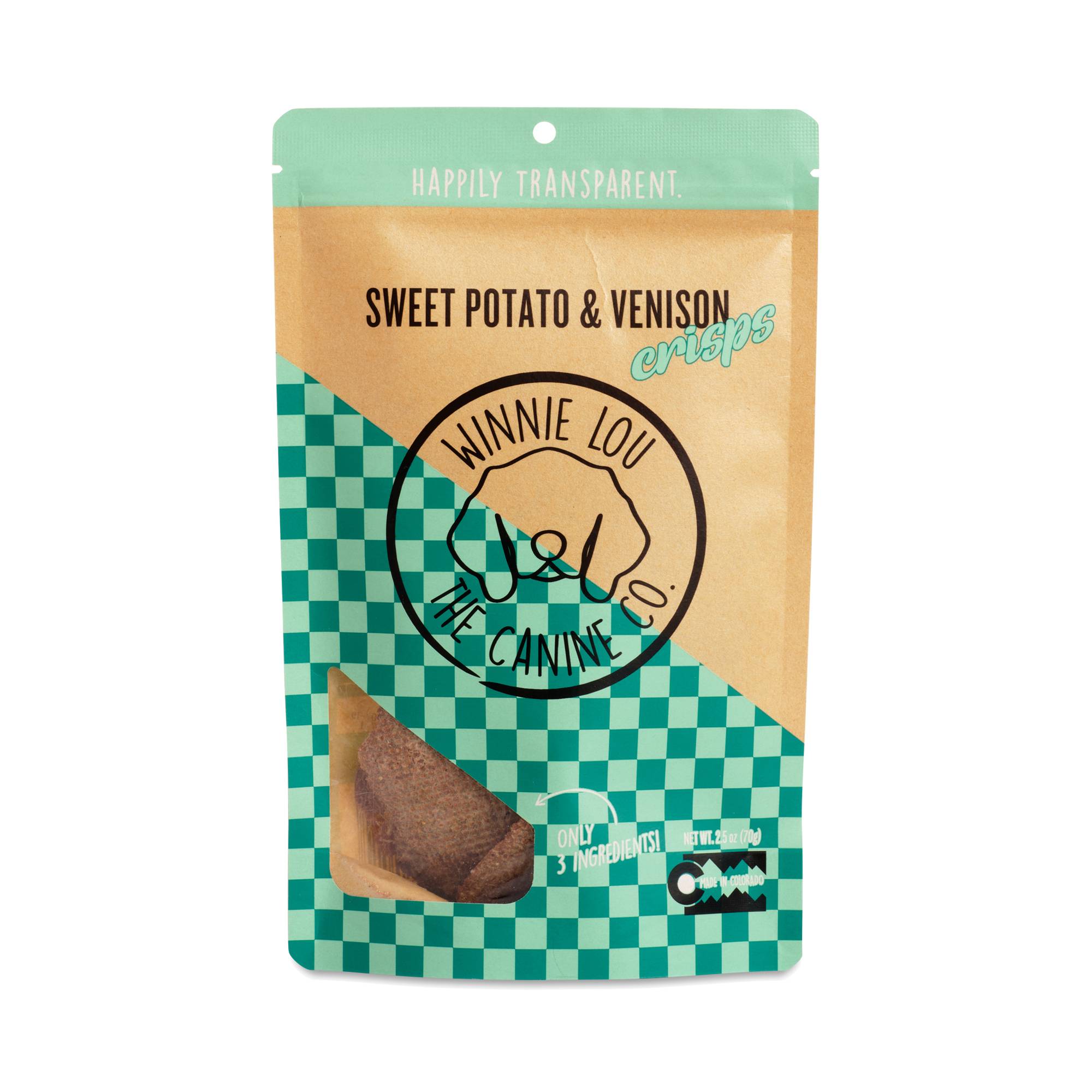 Sweet Potato & Venison Crisps