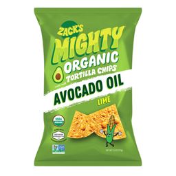 Organic Avocado Oil Tortilla Chips, Lime