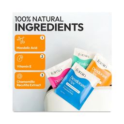 Deodorant Wipes, Citrus Harmony