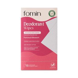 Deodorant Wipes, Patchouli Blossom