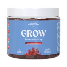GROW Astaxanthin & Kelp Gummies, Pomegranate Paradise