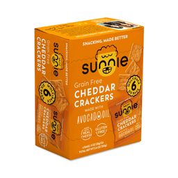 Grain Free Cheddar Crackers, Snack Packs