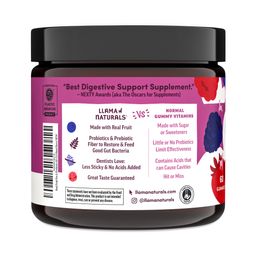 Adult Organic Prebiotic & Probiotic Gummies, Mixed Berry