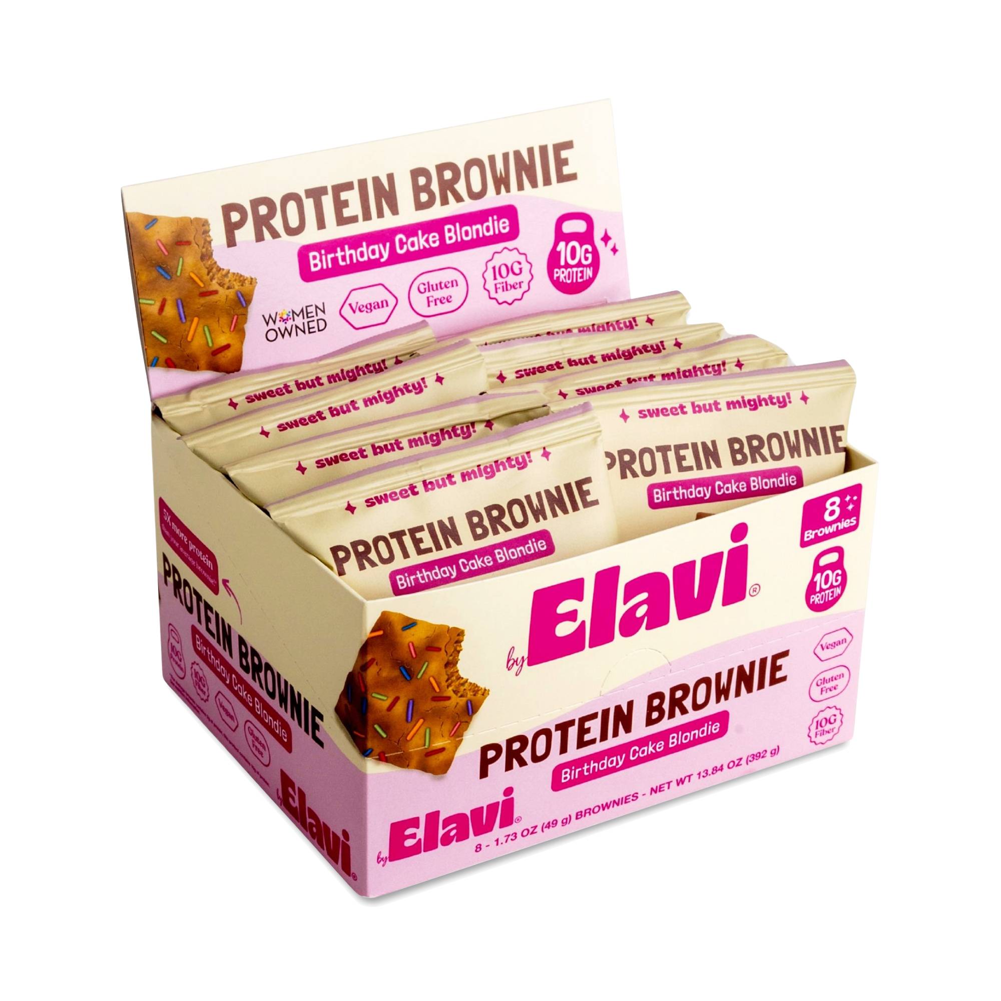 Protein Brownie, Birthday Cake Blondie