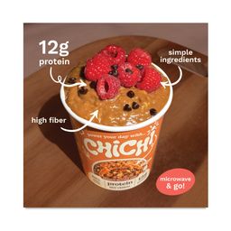 Chickpeas Protein Hot Cereal Cup, Peanut Butter Chocolate Chip
