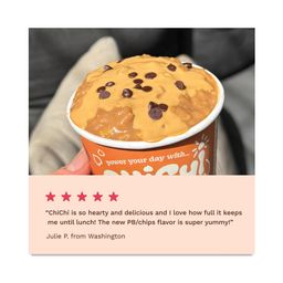 Chickpeas Protein Hot Cereal Cup, Peanut Butter Chocolate Chip