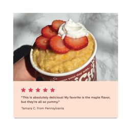 Chickpeas Protein Hot Cereal Cup, Maple Brown Sugar