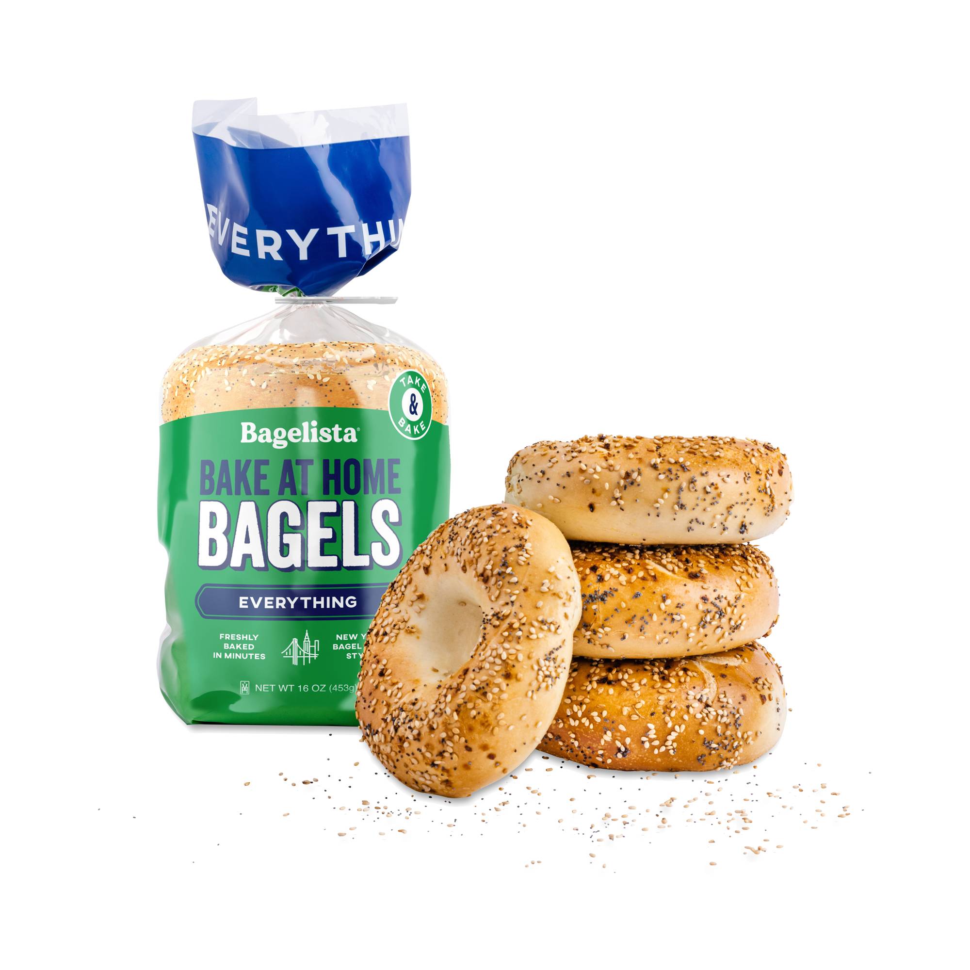Bake At Home Bagels, Everything