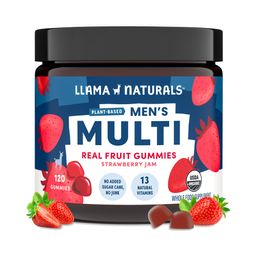 Men's Organic Multivitamin Gummies, Strawberry Jam