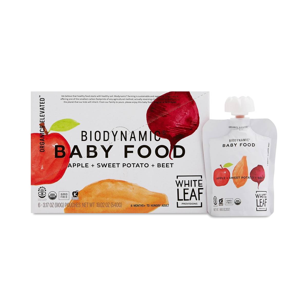 Biodynamic Baby Food, Apple, Sweet Potato & Red Beet
