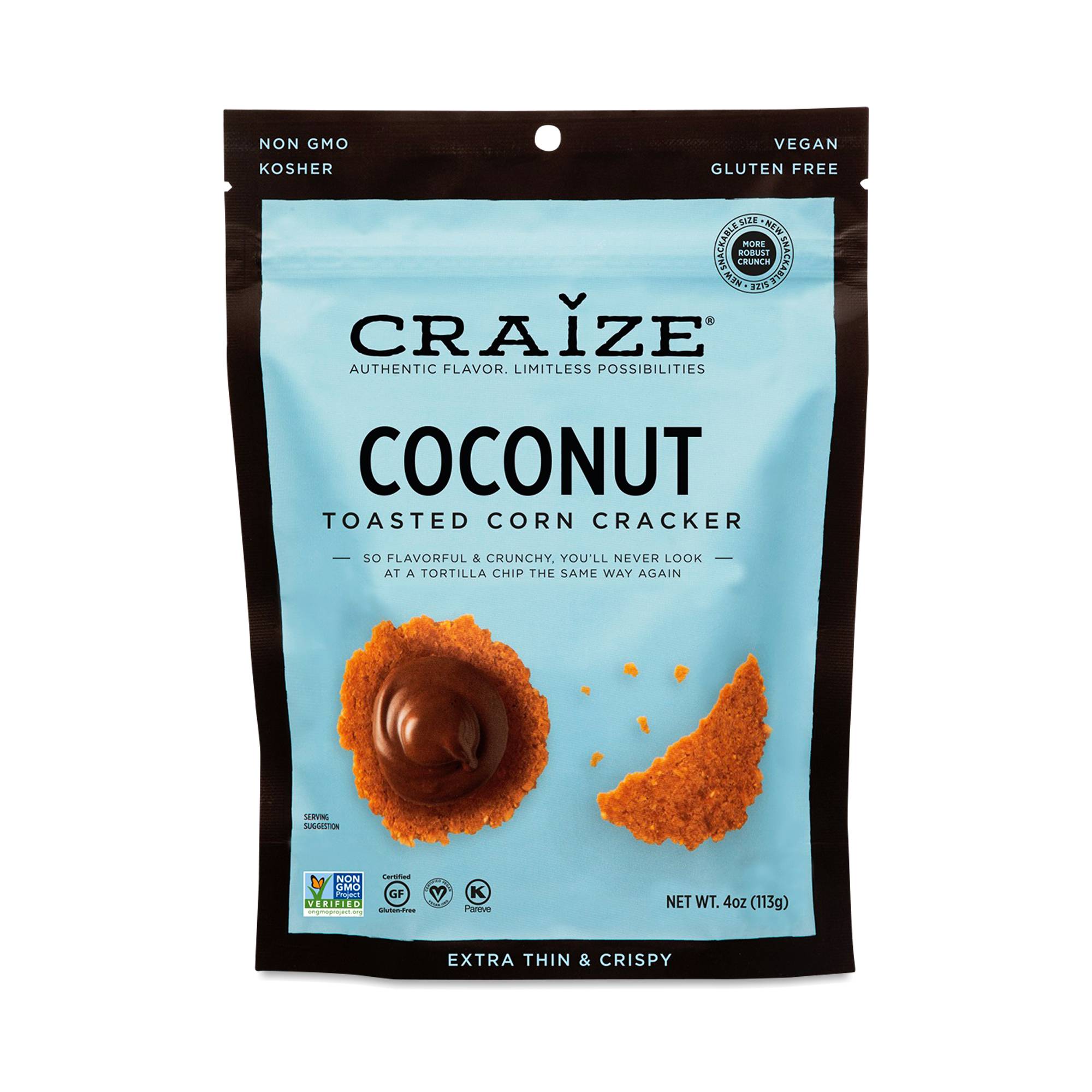 Toasted Corn Cracker, Coconut