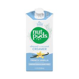  Nutpods Unsweetened Non-Dairy Creamer, French Vanilla