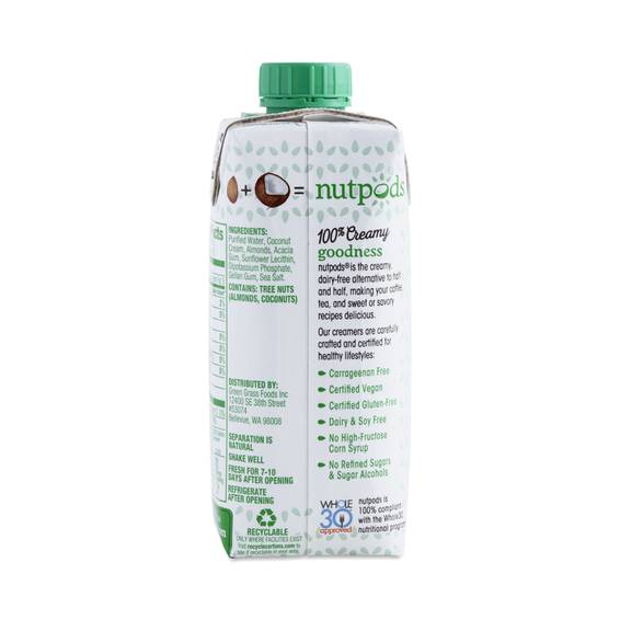 Unsweetened NonDairy Creamer by Nutpods Thrive Market